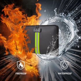NINITCH bag interior reveals heat-reflective foil protecting documents