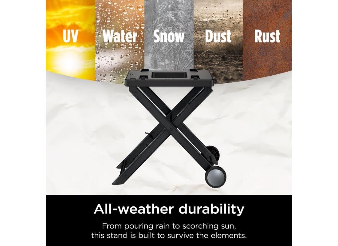Ninja XSKSTAND large all-weather wheels for easy movement