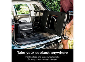 Ninja XSKSTAND three side hooks for utensil access during grilling