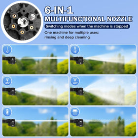 Ninjori water-source suction setup for flexible cleaning locations