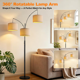 Nintiue includes 3x1000lm bulbs for bright, cozy light right out of the box.