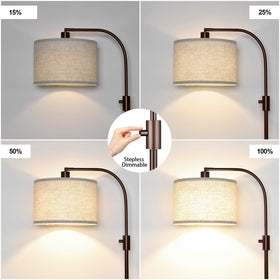 Nintiue arc lamp 65inch arc and adjustable head for flexible task lighting