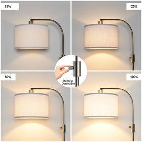Nintiue Arc floor lamp dimming knob for stepless brightness control