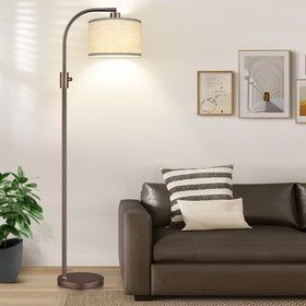Nintiue standing lamp tilts to optimize angle for reading and studying