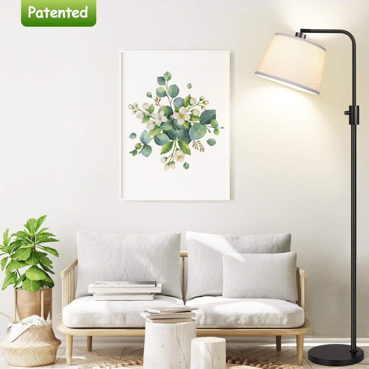Nintiue 5.9 ft cord provides versatile placement options.