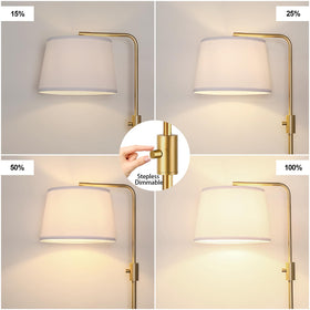Nintiue lamp with tilt-head for precise light direction and tasks.
