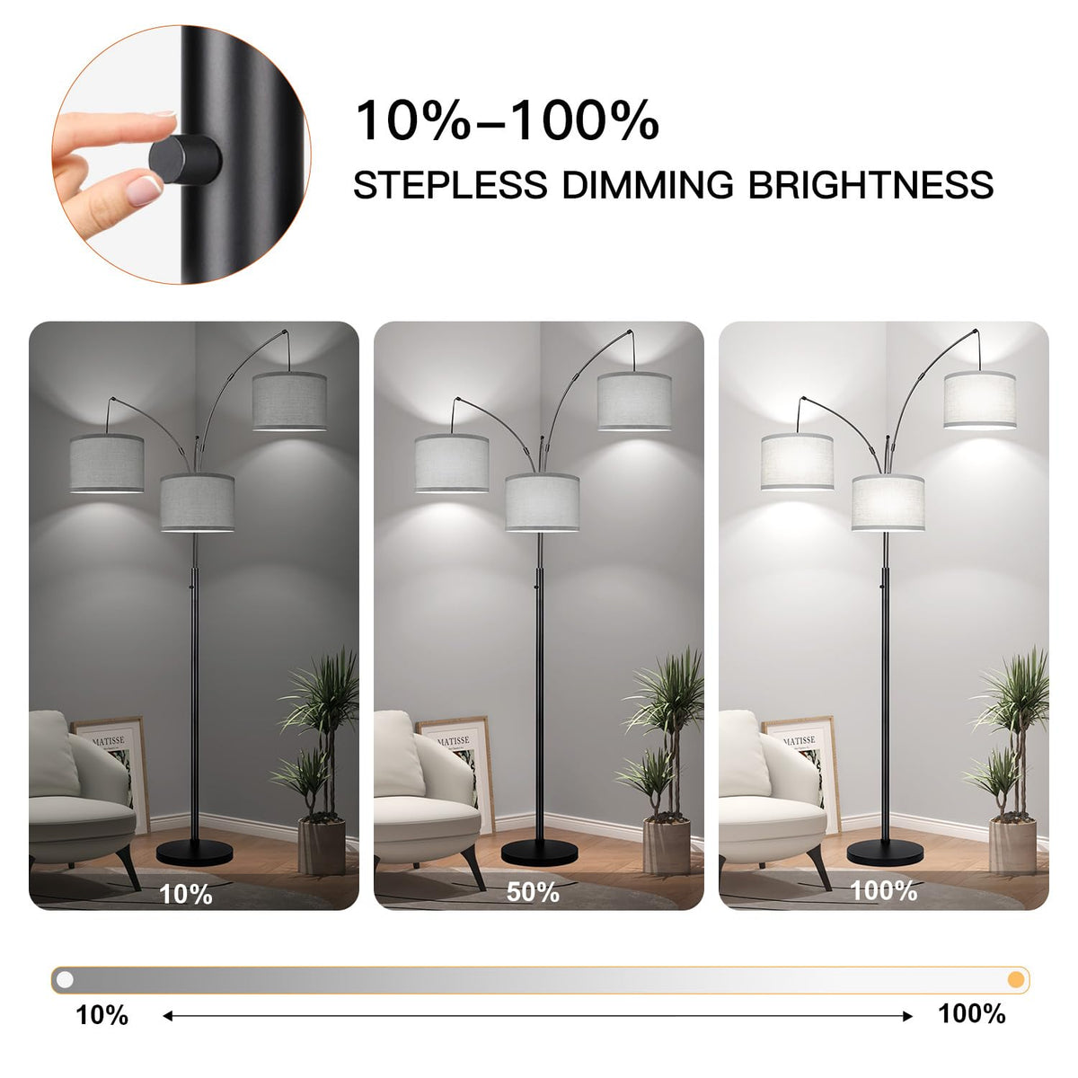 Nintiue grey linen shades diffuse light for cozy evenings