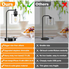 Nintiue lamp base with rotary dimmer enabling stepless brightness control