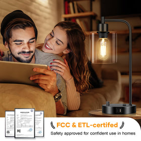 Nintiue warm 2700K light from included bulb for cozy evenings