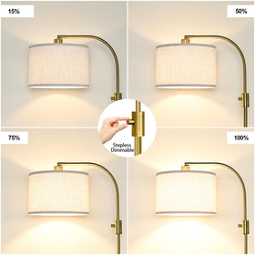Nintiue 1200-lumen LED floor lamp included bulb for bright reading light.