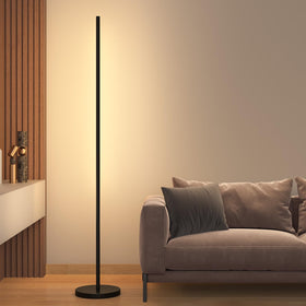 Nintiue LED corner floor lamp stands 67 inches tall for living room or office