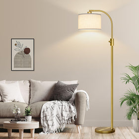 Nintiue modern dimmable floor lamp with 3-year warranty for peace of mind.