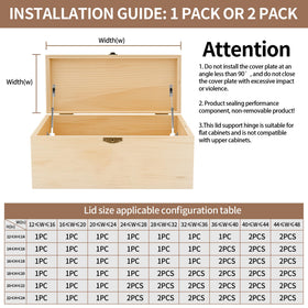 Nintival lid-support hinges adjustable tension with varied lid angles
