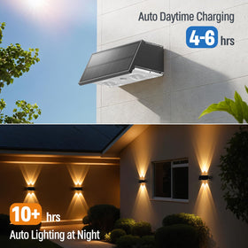 NIORSUN auto on/off deck lights light up automatically at dusk for safety