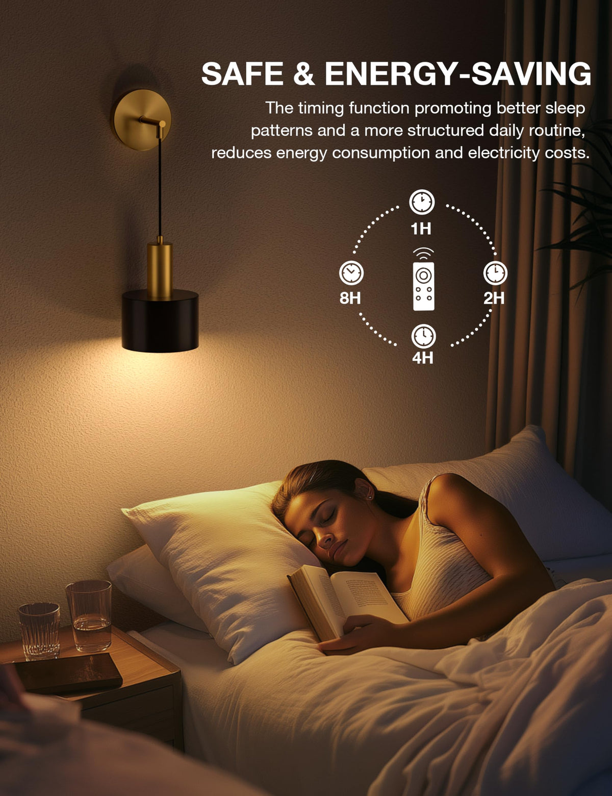 NIORSUN 9-color dimmable lighting enhances mood for various occasions.