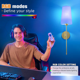 NIORSUN dimmable color temperature range 3000K-6500K for versatile mood lighting.