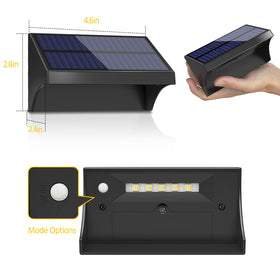 NIORSUN easy install fence lights with included screws for quick setup.