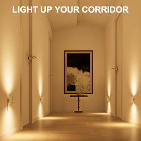 NIORSUN night light ultra-slim design fits outlets without blocking other plugs.