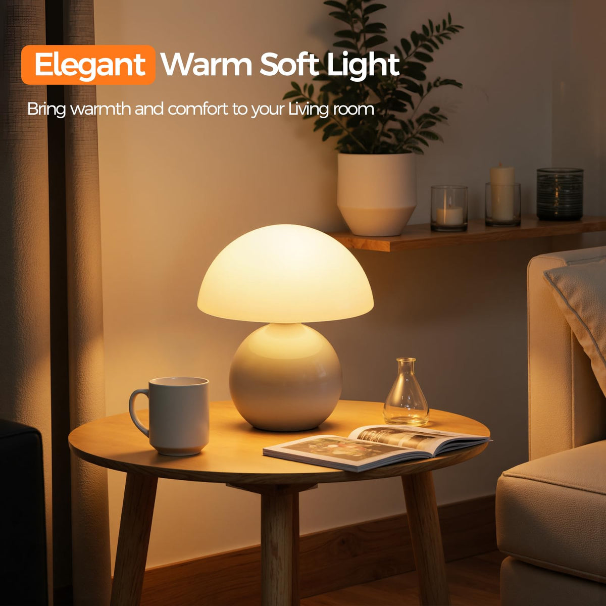 NIORSUN portable desk lamp ideal for bedroom or living room