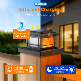 NIORSUN post-cap light IP64 waterproof for deck and fence posts