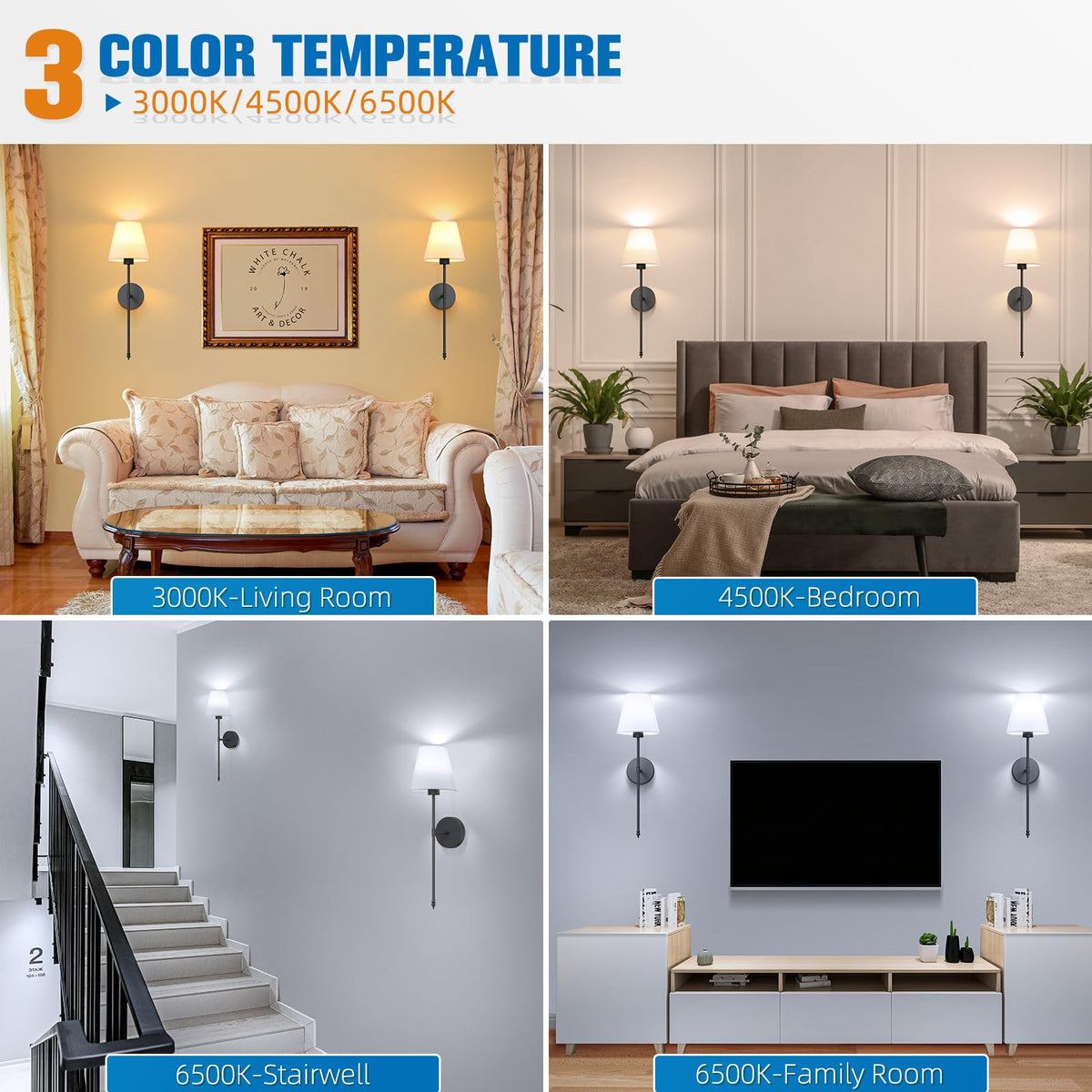 Rechargeable bulbs by NIORSUN, 5200mAh, for long-lasting brightness.
