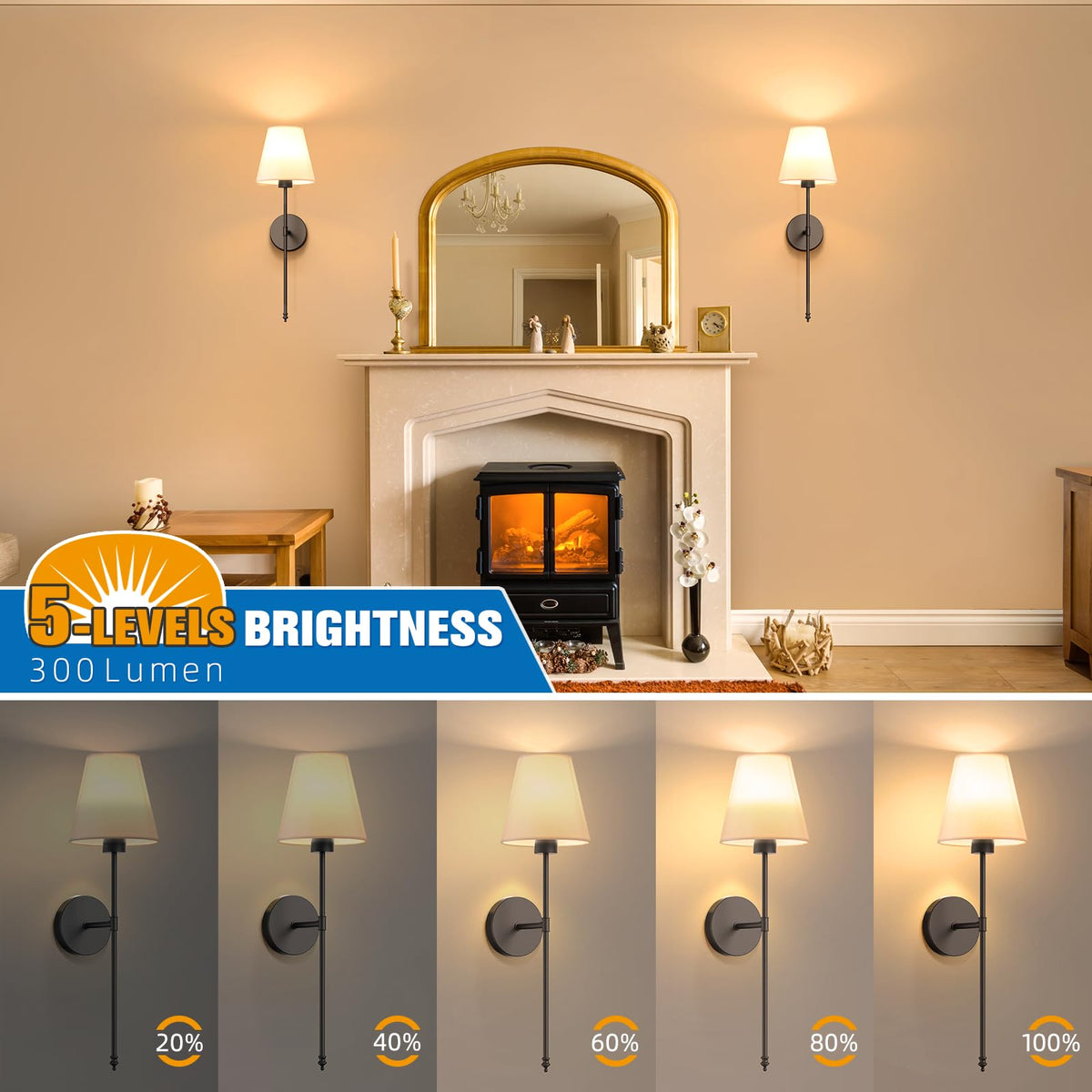NIORSUN RGB color options showcased for customizable ambiance