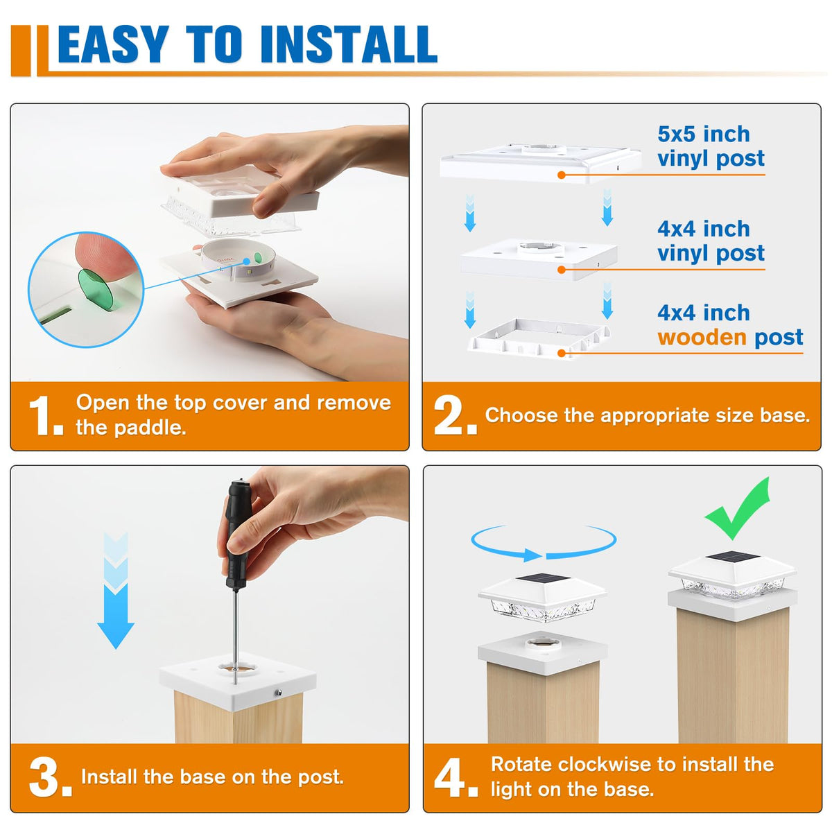 NIORSUN solar post light energy-saving design eliminates wiring and lowers costs.