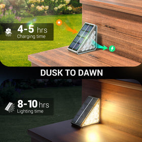 NIORSUN front porch and sidewalk lighting enhances safety after dark