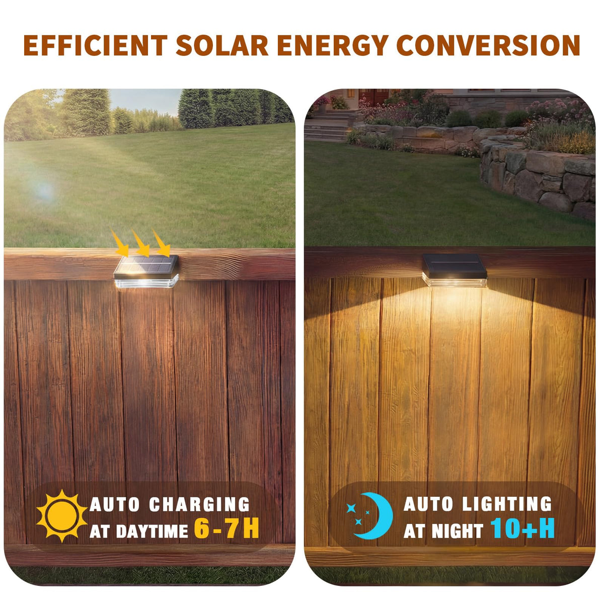 NIORSUN IP65 wall light made of durable ABS for all-weather use