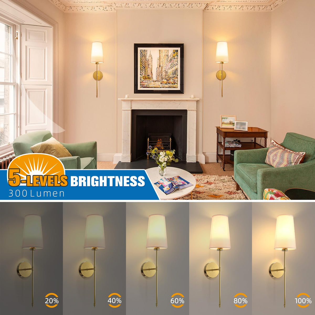 NIORSUN timer and memory function preserves settings and saves energy.