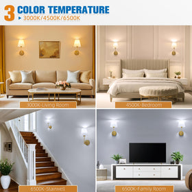 NIORSUN wall sconces remote control enables effortless styling from sofa or bed