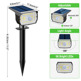 Nipify cool-white LED outdoor light improves pathway visibility.
