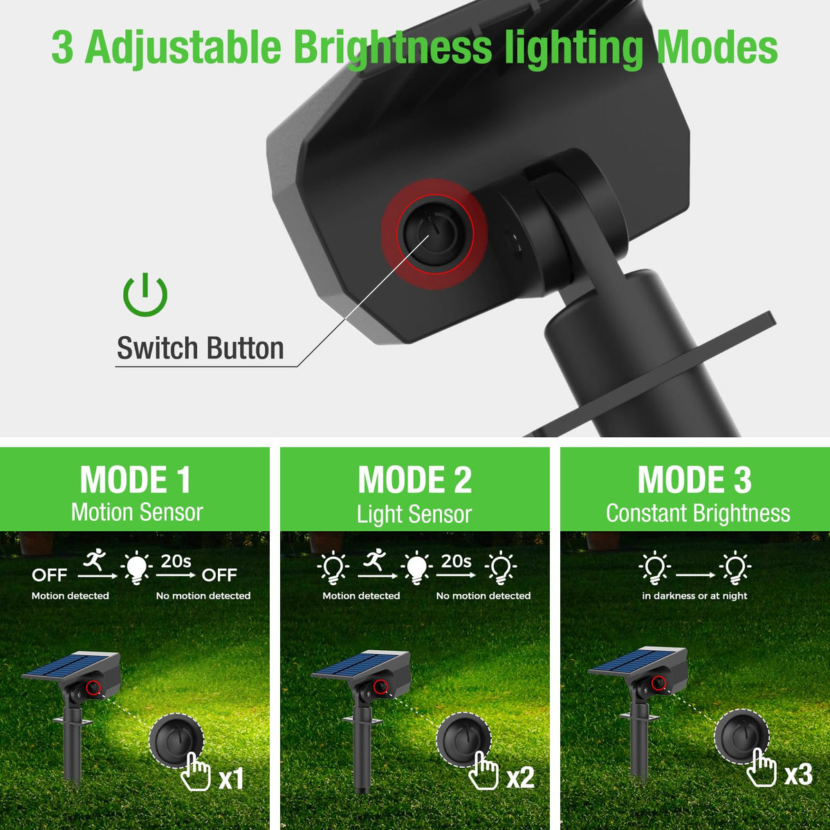 Nipify dusk-to-dawn solar light automatically lights entryways at night.