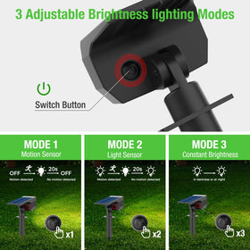 Nipify dusk-to-dawn solar light automatically lights entryways at night.