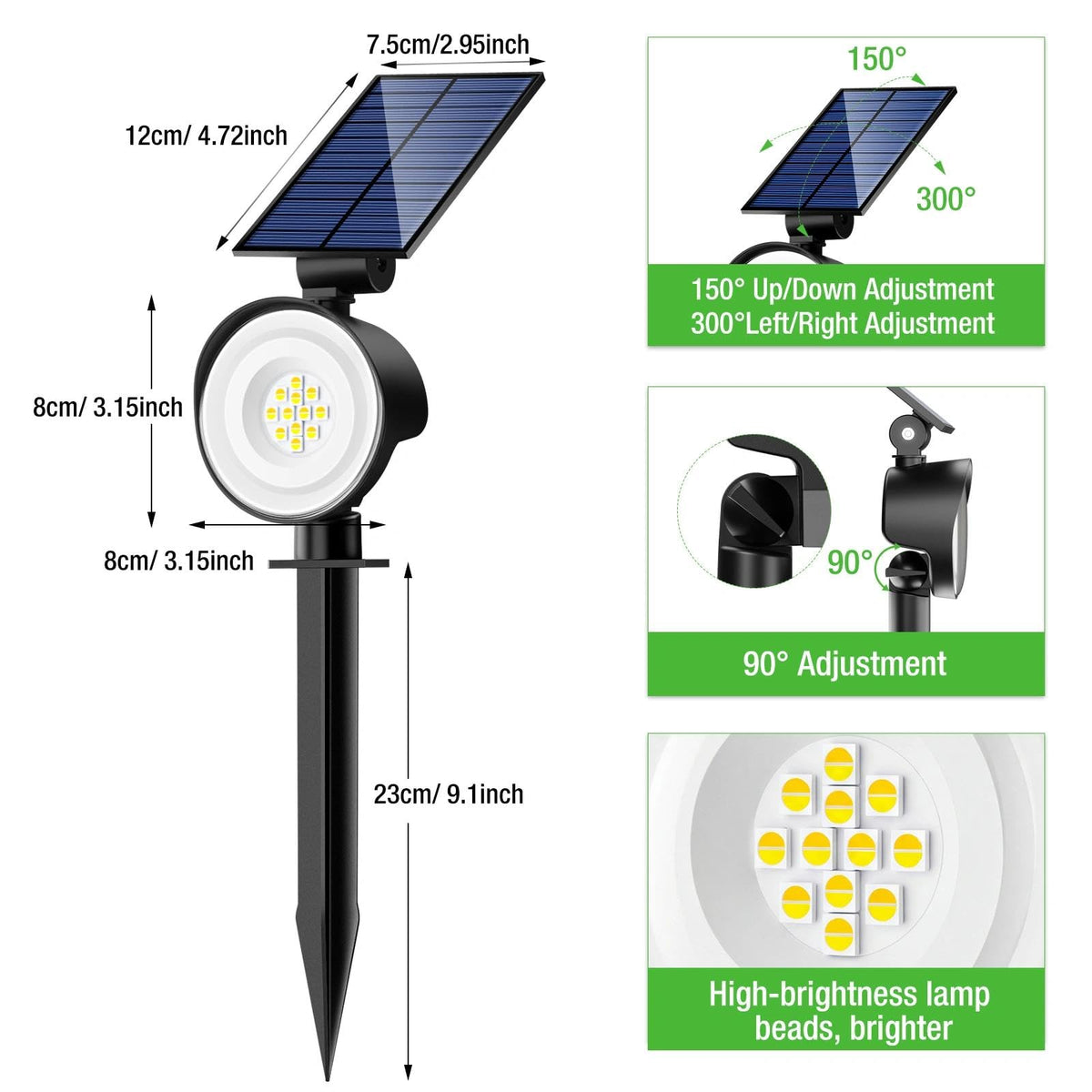 Nipify IP65 ABS housing withstands rain and dust for long outdoor use.