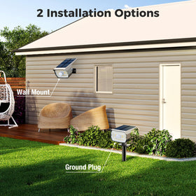 nipify solar spotlights showcases three-mode control for customizable lighting and motion sensing