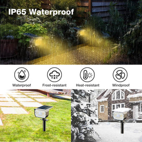 nipify solar spotlights are waterproof and durable for reliable year-round outdoor use