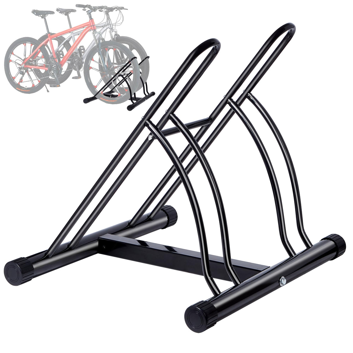 NiQinWuKin Bike Rack assembly shows sturdy tubular steel for durable storage
