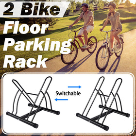NiQinWuKin Bike Rack dual-storage setup keeps bikes neatly parked