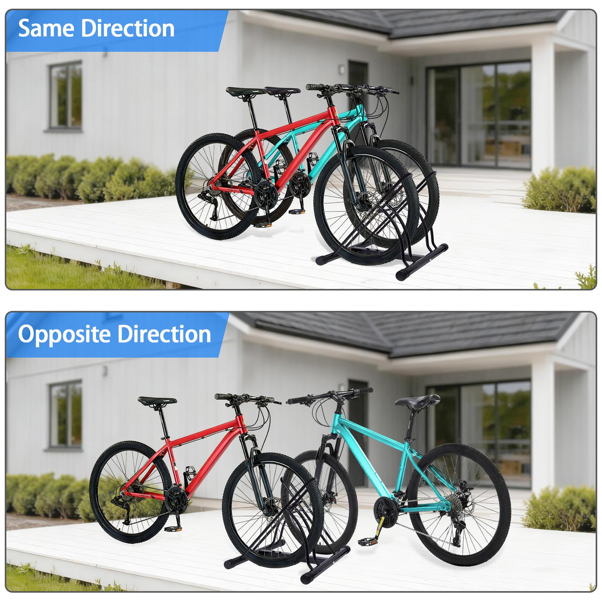 NiQinWuKin Bike Rack outdoor coating protects against weather