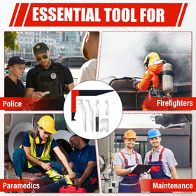 Nirwingly door breaching tool in action aids quick, safe entry.