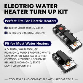 NISHCON EWH-00 compatibility covers Whirlpool, GE, and other dual-element models.