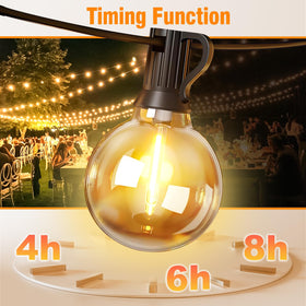 Nisocy remote-controlled string lights offer easy timer setup for cozy evenings