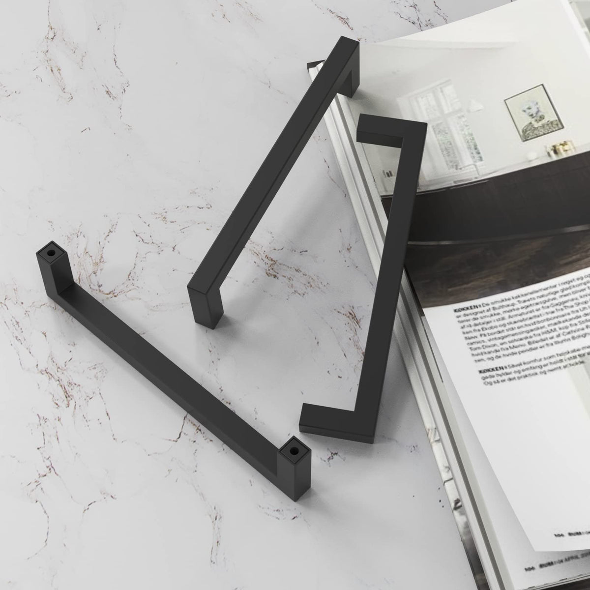 NISUOIEN kitchen hardware image demonstrates installation-ready, standard sizing.