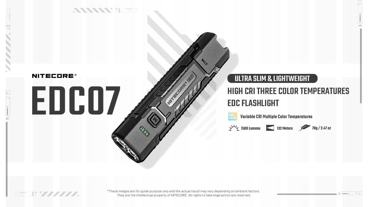 Nitecore EDC07 tucked in pocket for daily use