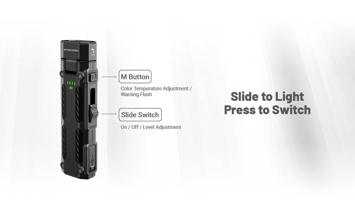 Nitecore EDC09 USB-C rechargeable with quick charge and long runtime.
