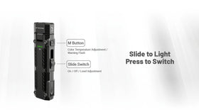 Nitecore EDC09 USB-C rechargeable with quick charge and long runtime.