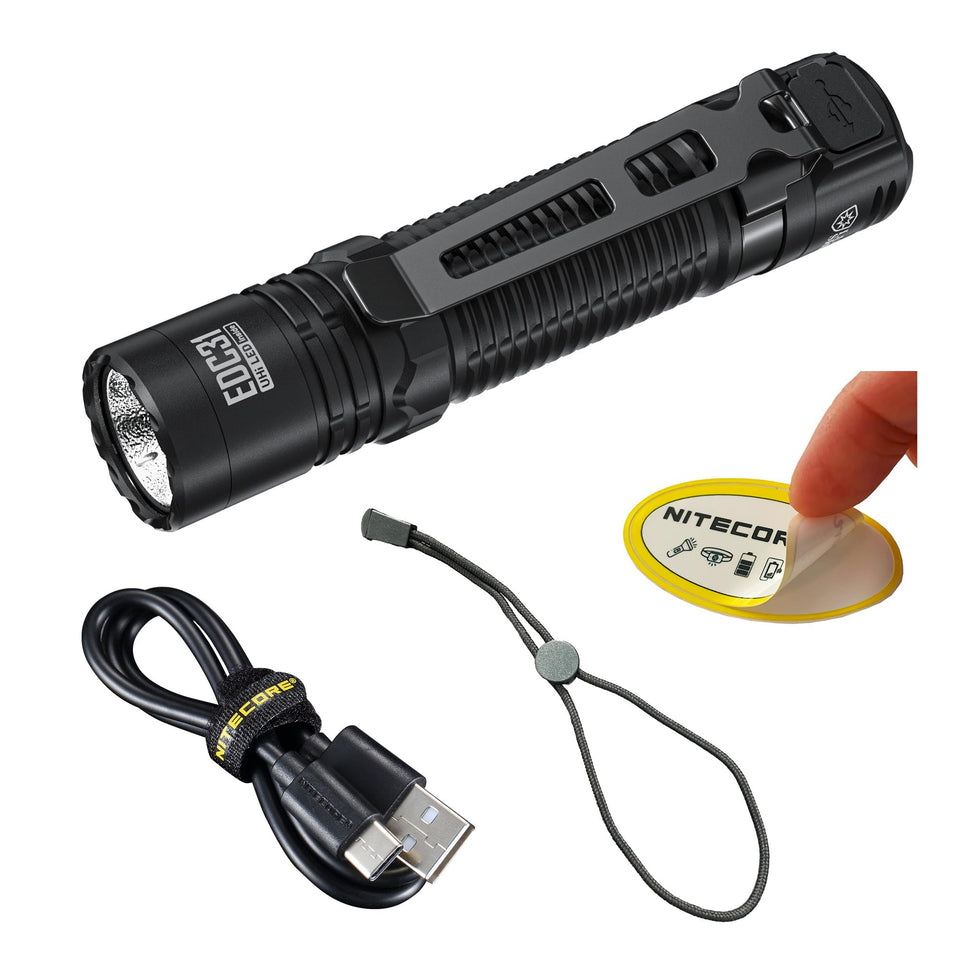 Nitecore EDC31 3500-lumen beam illuminates outdoor spaces clearly