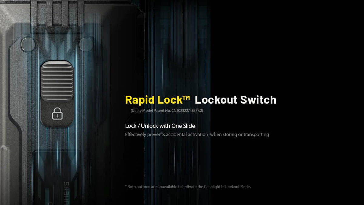 Nitecore EDC37 beam throw visualization up to 459 yards.