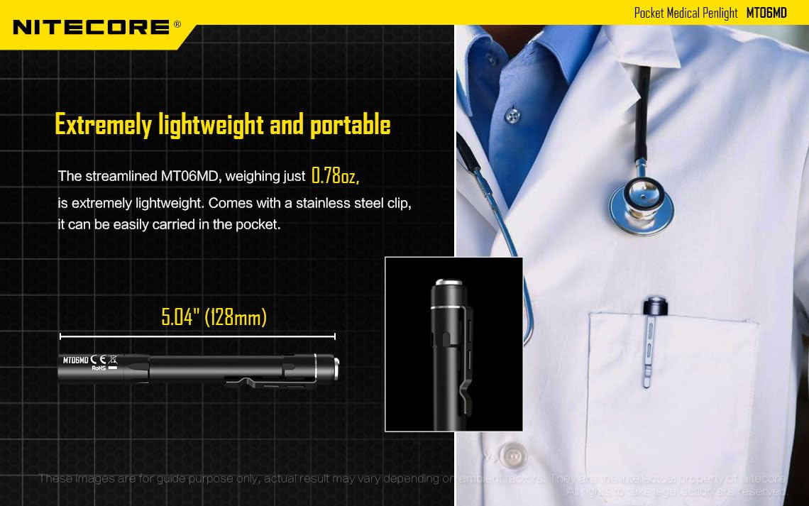 NITECORE MT06MD includes LumenTac organizer for battery storage
